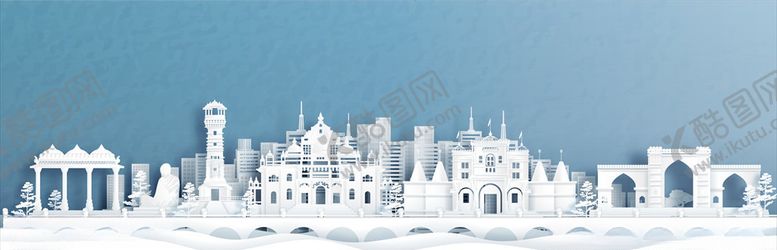 编号：44390110241505041982【酷图网】源文件下载-城市插画