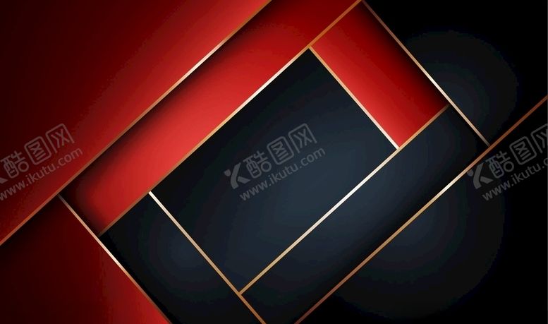 编号：11470304290618077896【酷图网】源文件下载-红色矢量几何空间背景
