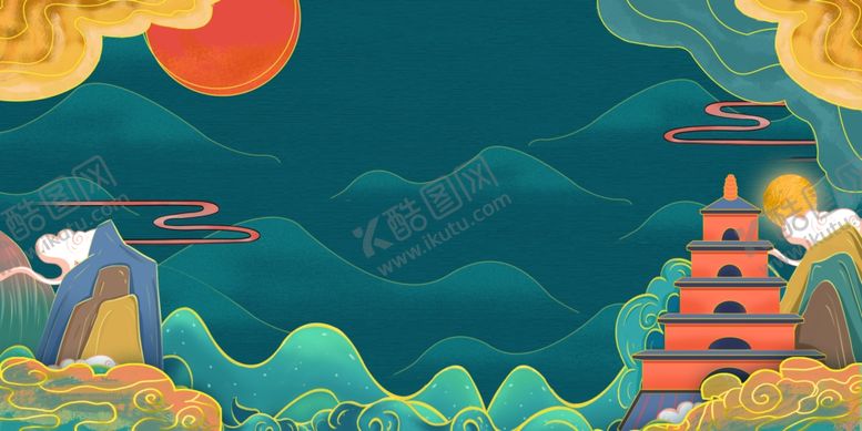 编号：63242809190229371819【酷图网】源文件下载-国潮古风背景