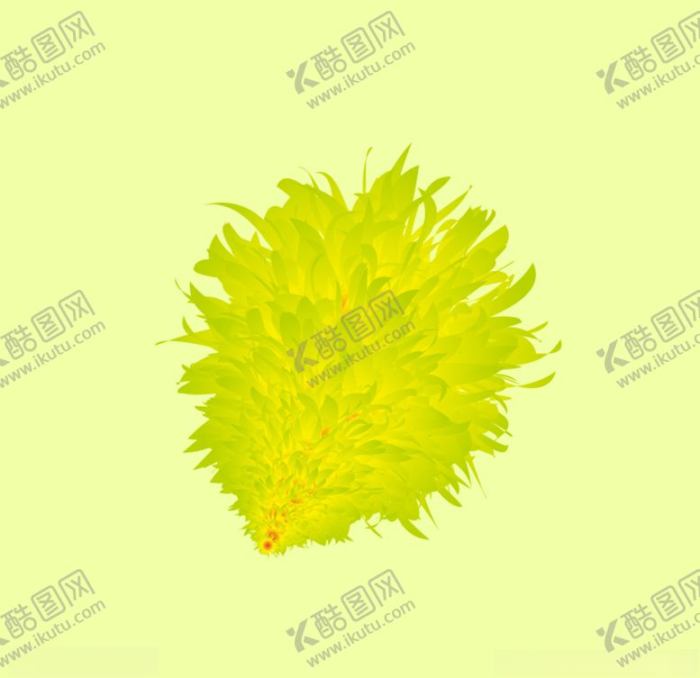 编号：90420510271900431124【酷图网】源文件下载-绿色矢量花瓣