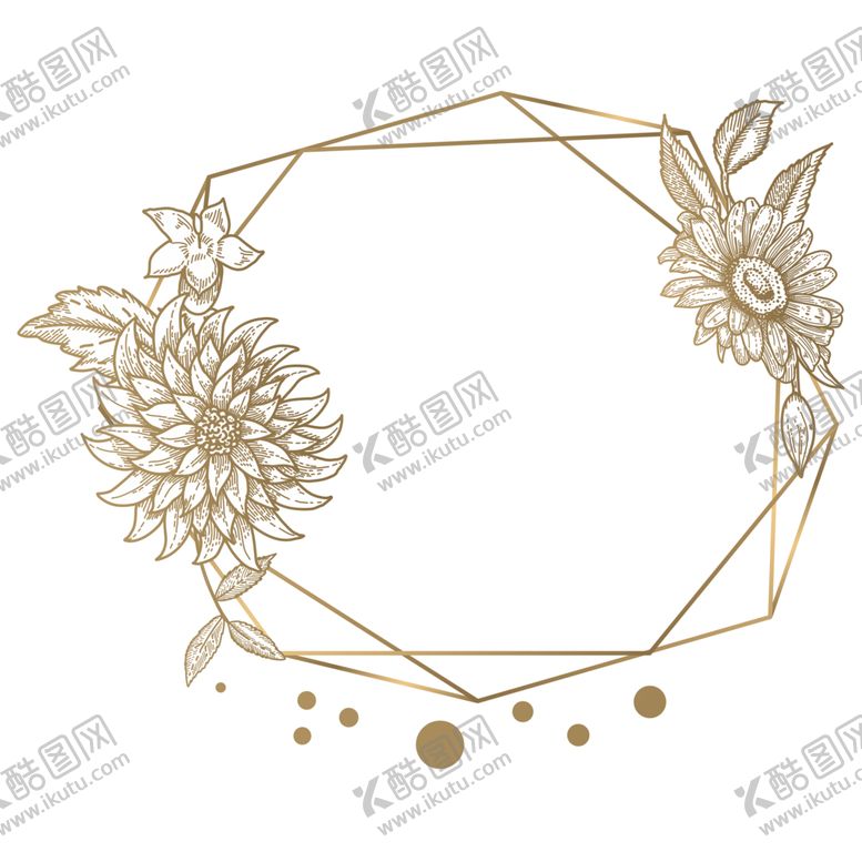 编号：90073001250837555628【酷图网】源文件下载-植物花朵边框免抠图