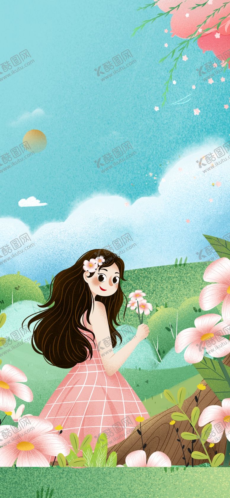 编号：40900611020333338210【酷图网】源文件下载-踏春海报