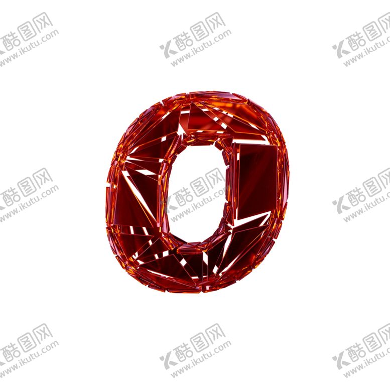 编号：63082009221005332165【酷图网】源文件下载-破碎3D字O