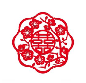 剪纸喜字