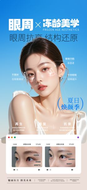 医美眼周抗衰宣传海报