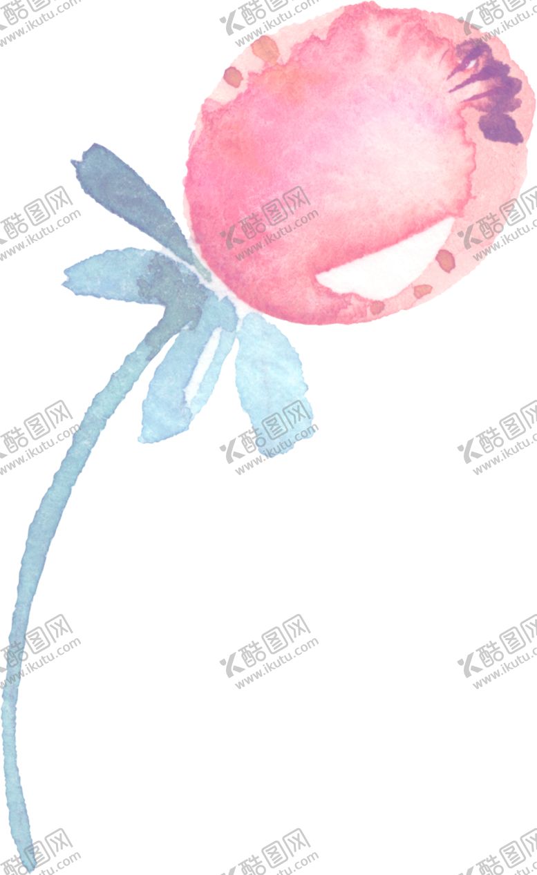 编号：74002509202053439294【酷图网】源文件下载-水彩手绘花卉花朵植物