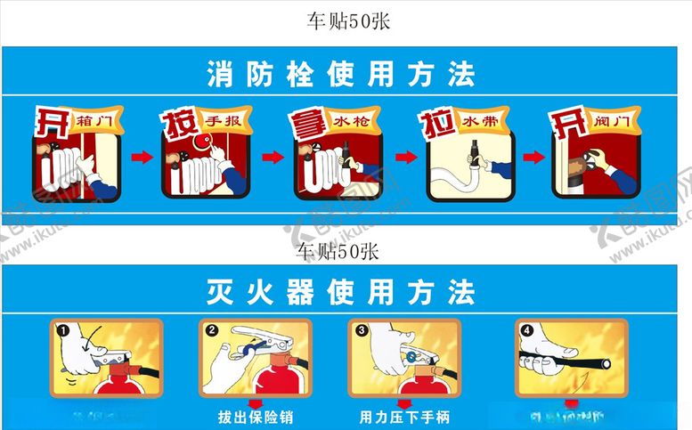 编号：14893309101503532024【酷图网】源文件下载-灭火器使用方法