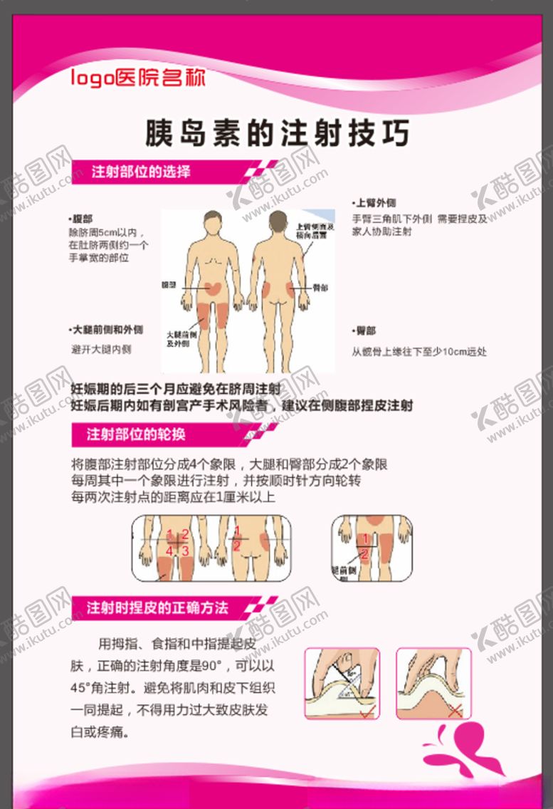 编号：61133810240309356407【酷图网】源文件下载-胰岛素的注射技巧