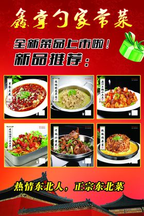 家常菜海报