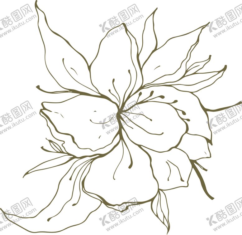 编号：54987602101522257919【酷图网】源文件下载-手绘花png