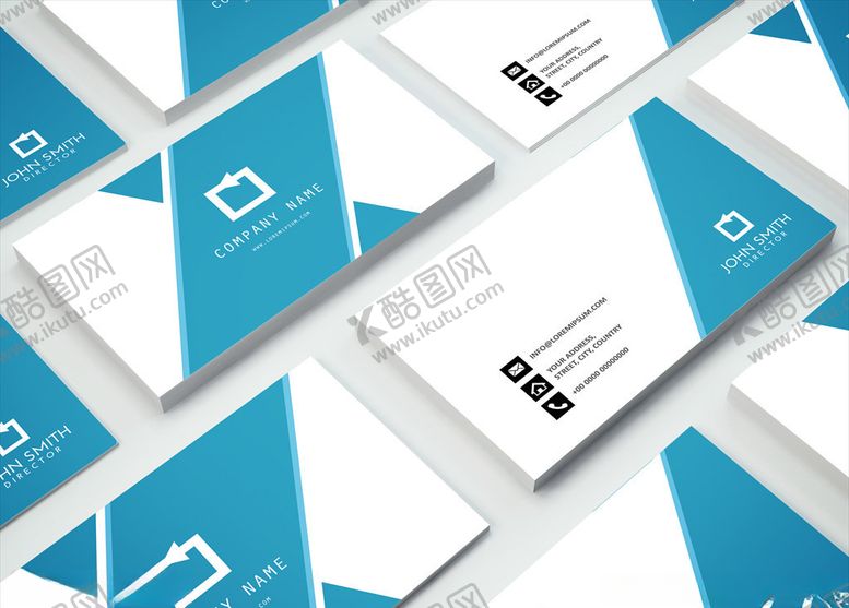 编号：77565910301028343379【酷图网】源文件下载-矢量名片模板