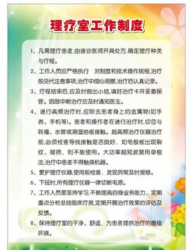 治疗室工作流程