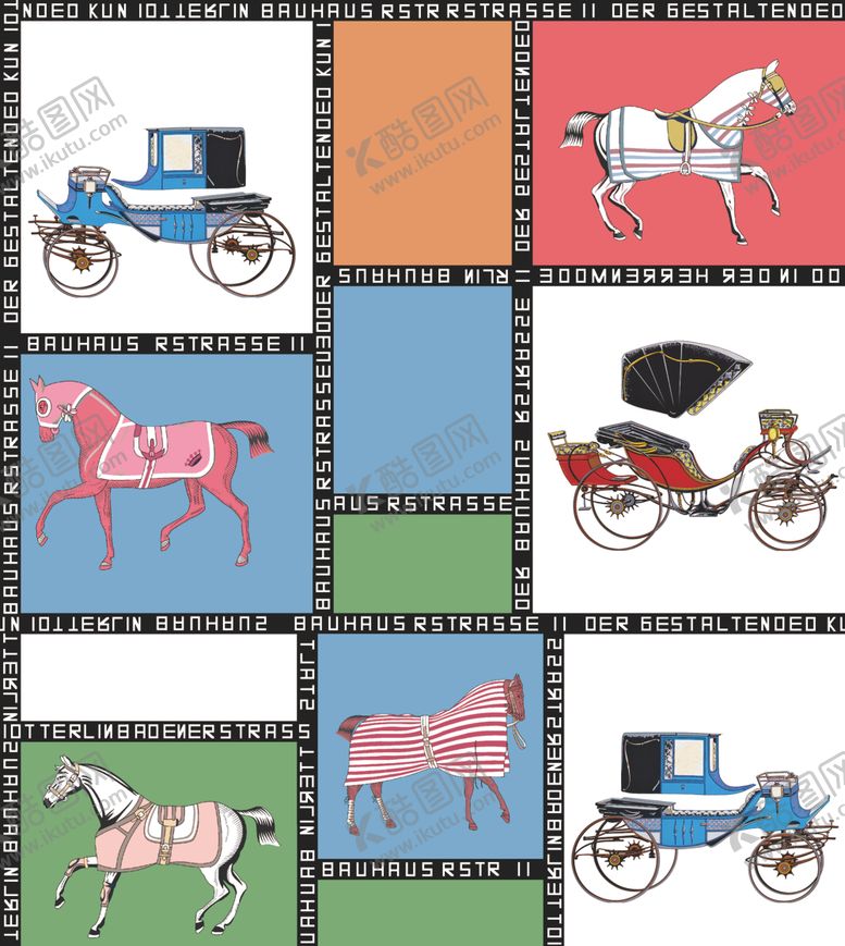 编号：65357210021003282906【酷图网】源文件下载-大牌字母格子马