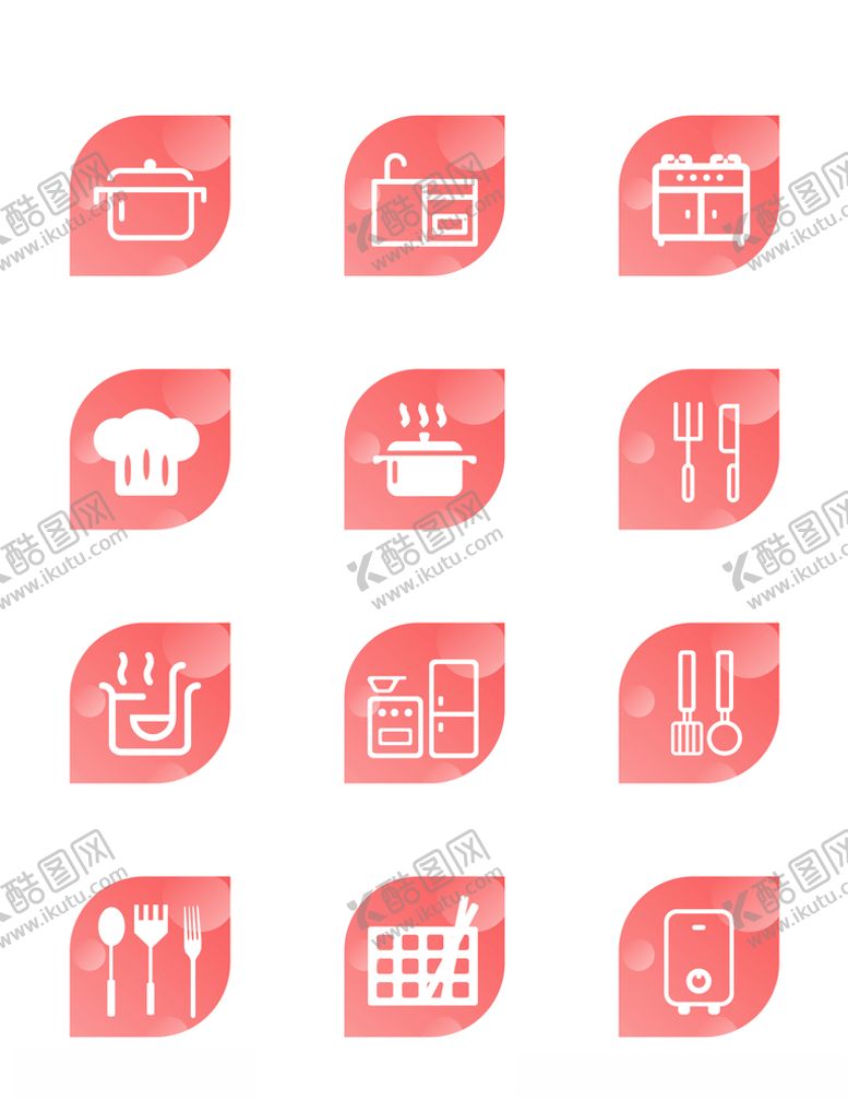 编号：57438210232255094396【酷图网】源文件下载-厨房图标
