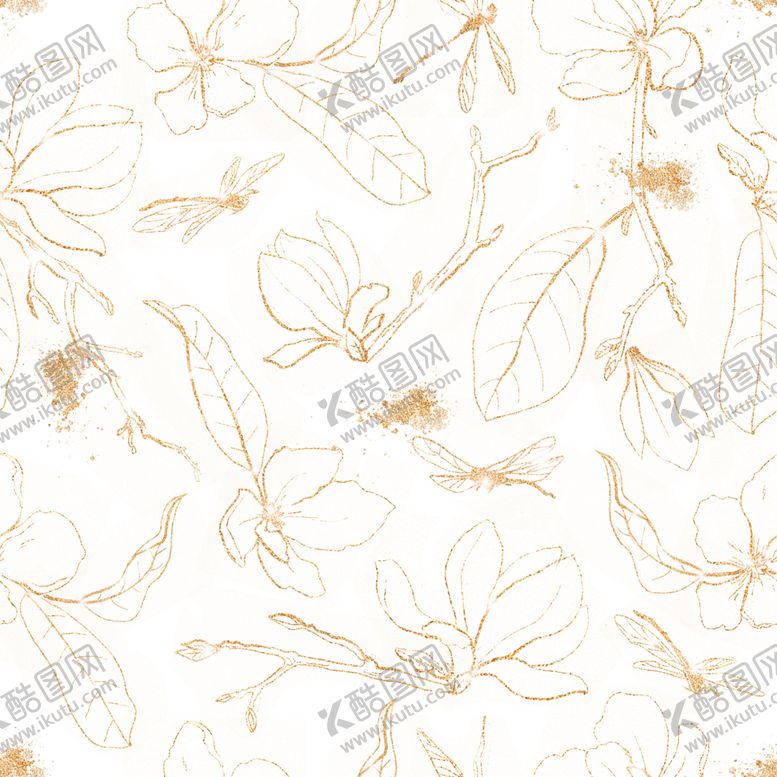 编号：46977110301023158336【酷图网】源文件下载-水彩花朵创意图案背景