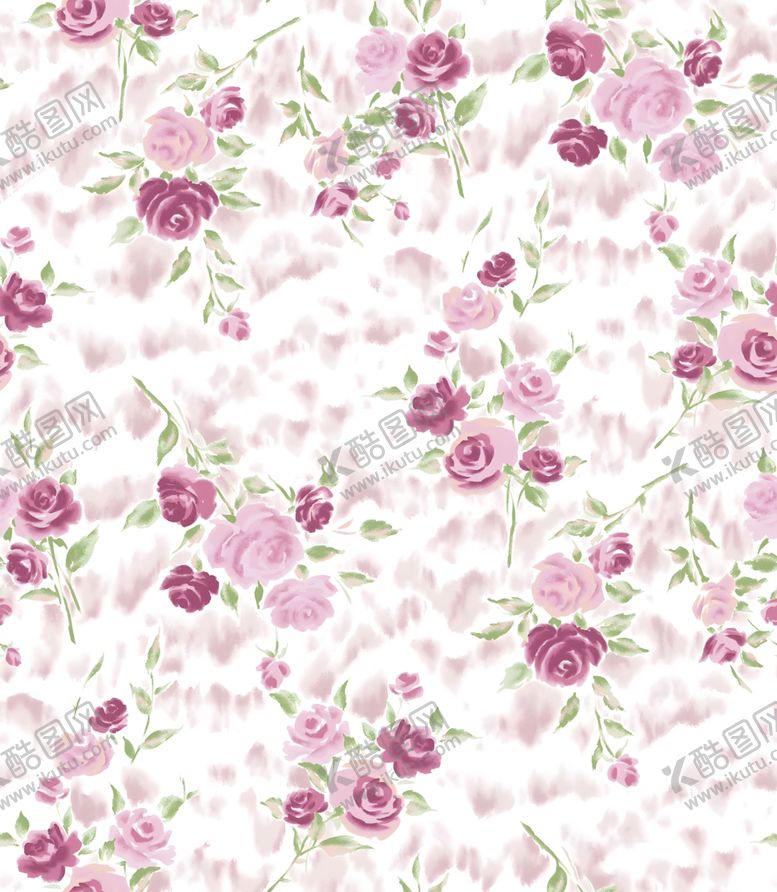 编号：69887204052341051125【酷图网】源文件下载-粉色花卉图案背景