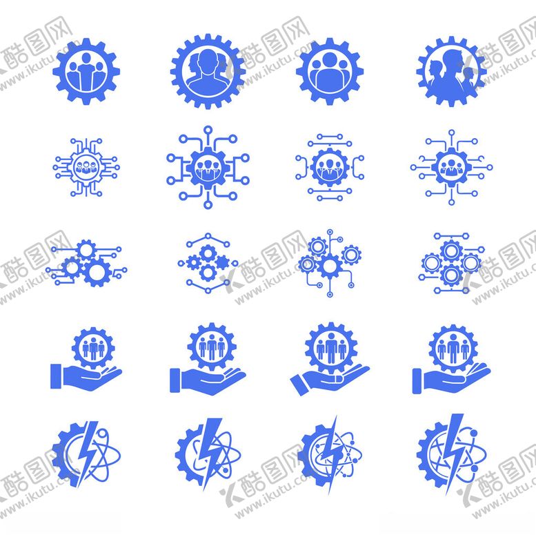 编号：17242104021757193316【酷图网】源文件下载-齿轮图标图案