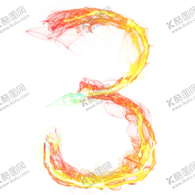 编号：62543309262115247046【酷图网】源文件下载-火焰特效数字3