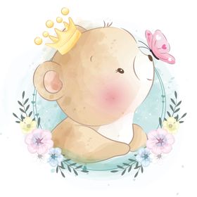 温馨浪漫儿童插画
