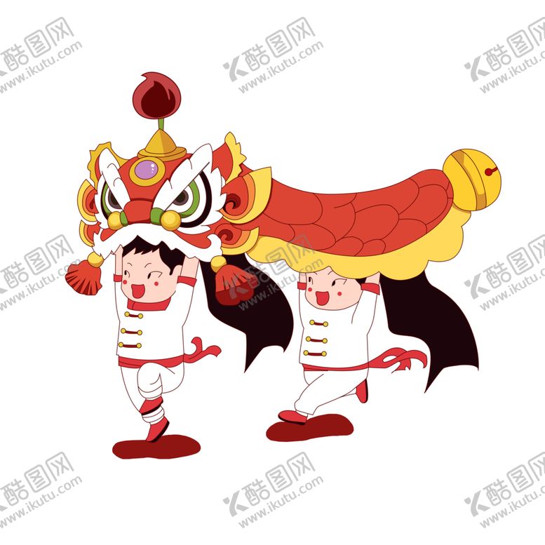 编号：58068907030719217161【酷图网】源文件下载-春节舞狮