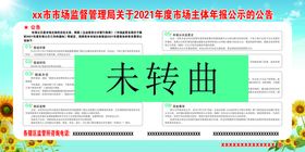 市场主体年报公示的公告