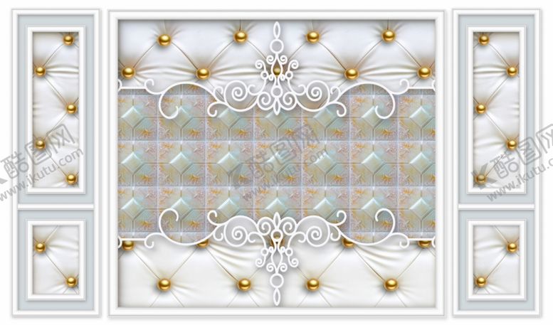 编号：40953909280713362288【酷图网】源文件下载-珠子框框背景墙