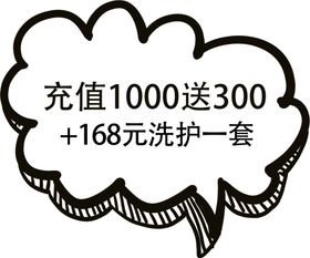 复古心星模板云框泡泡