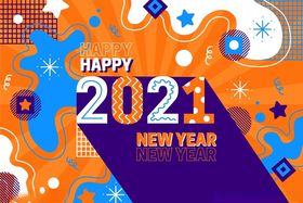 新年欢乐背景图