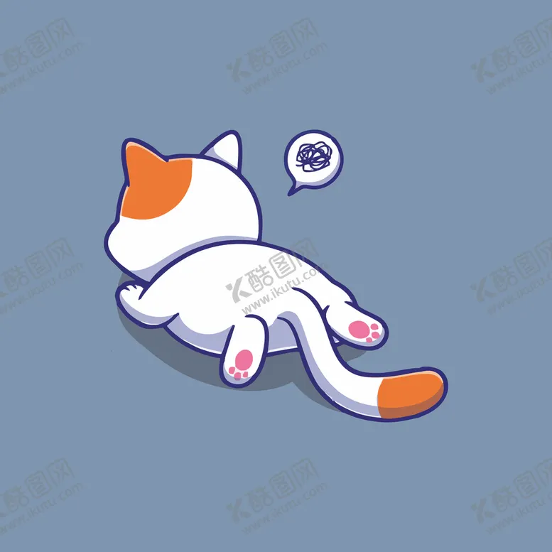 编号：30074002122105476780【酷图网】源文件下载-可爱小猫矢量卡通插画