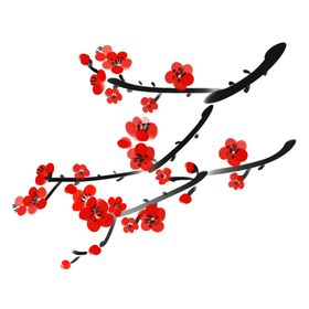 中国风水墨梅
