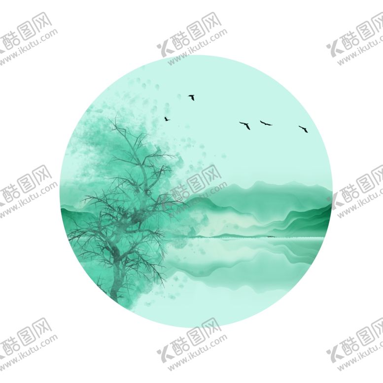 编号：10142110230637366705【酷图网】源文件下载-水墨山水