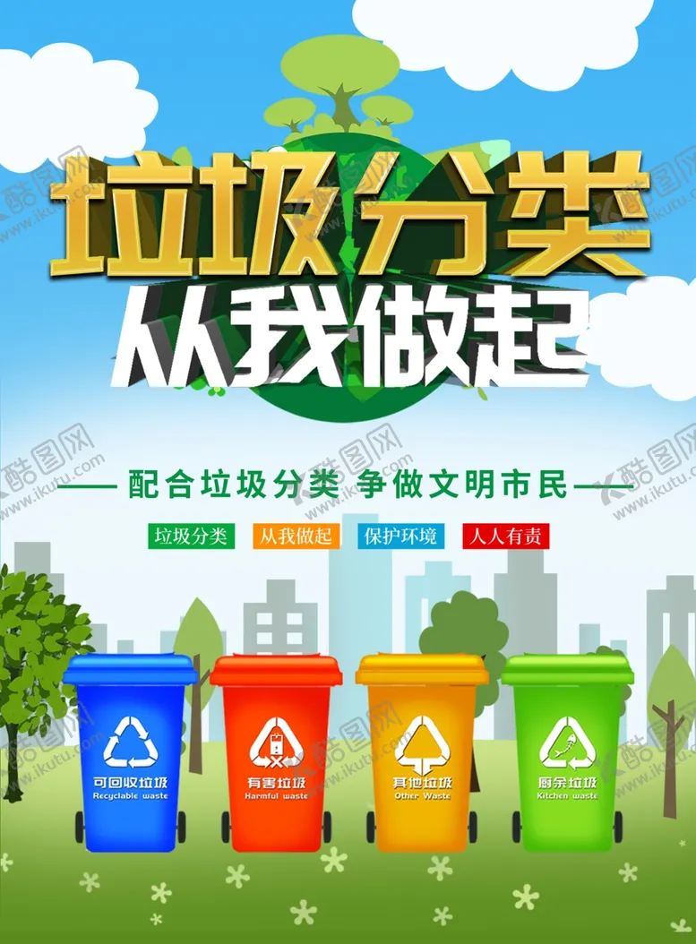 编号：71611706242032289014【酷图网】源文件下载-垃圾分类