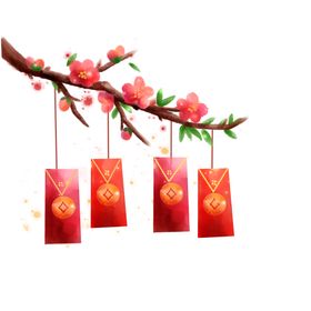 鼠年生肖复古插画背景海报素材