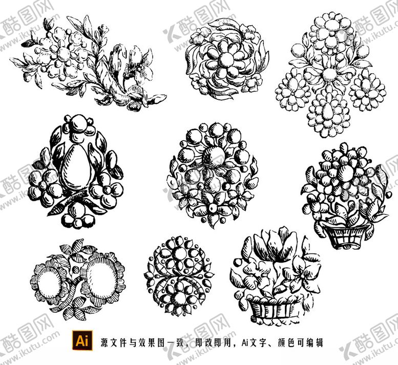 编号：32275902201423097010【酷图网】源文件下载-欧式花卉