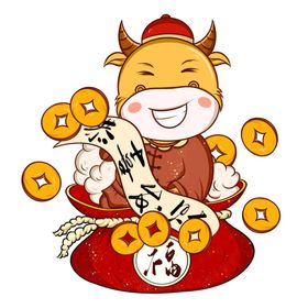 卡通牛形象