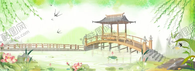 编号：43242112200831419649【酷图网】源文件下载-手绘古风插画背景图片