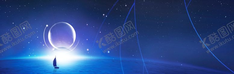 编号：27659405110356043806【酷图网】源文件下载-蓝色大气科技背景图片