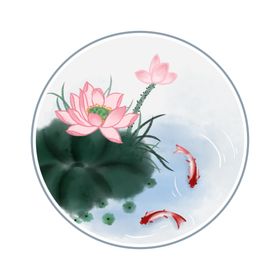水墨诗画装饰画中国风水墨