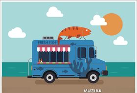 海鲜餐车