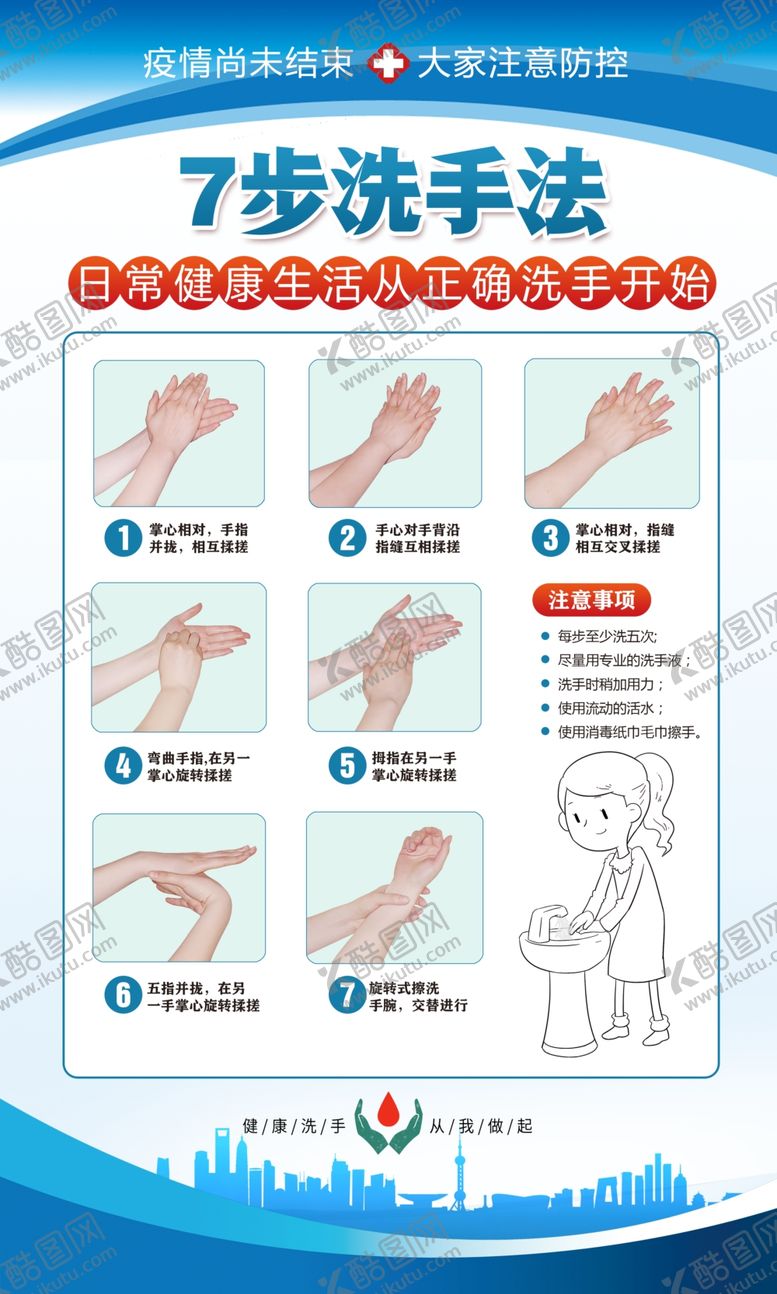 编号：24273307121011105135【酷图网】源文件下载-七步洗手法