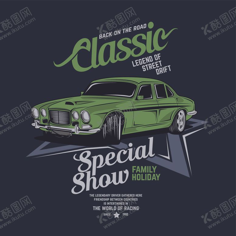 编号：95599809280336433938【酷图网】源文件下载-复古汽车海报