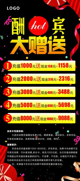 酬宾展架