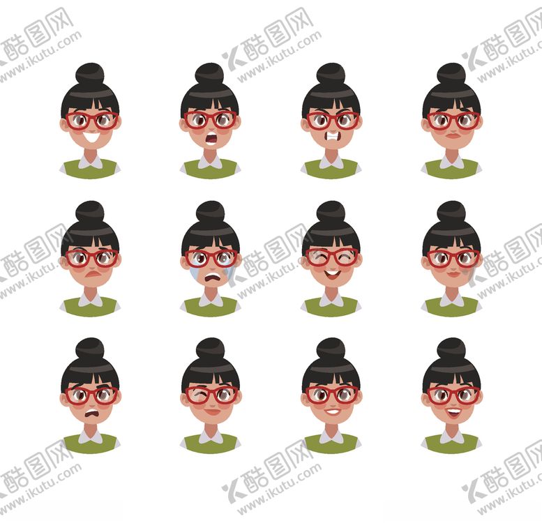 编号：67511509220759269196【酷图网】源文件下载-不同表情