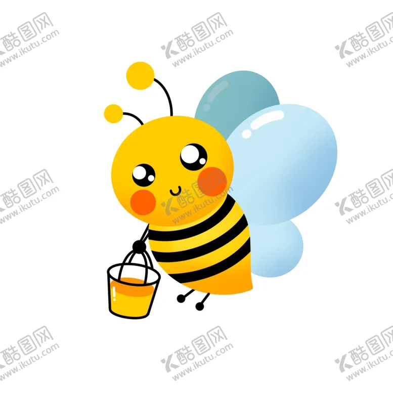 编号：77865704070923339629【酷图网】源文件下载-蜜蜂插画
