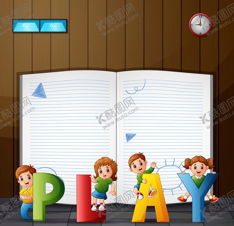 编号：42540209220112107649【酷图网】源文件下载-卡通小孩