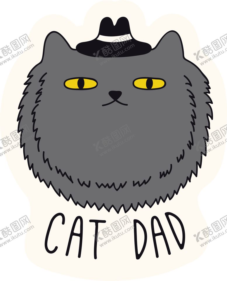 编号：25011810151806407468【酷图网】源文件下载-手绘卡通猫