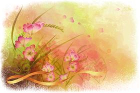 手绘鲜花图片