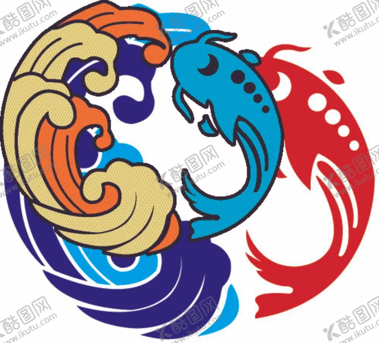 编号：05962709151525165731【酷图网】源文件下载-鱼    海浪