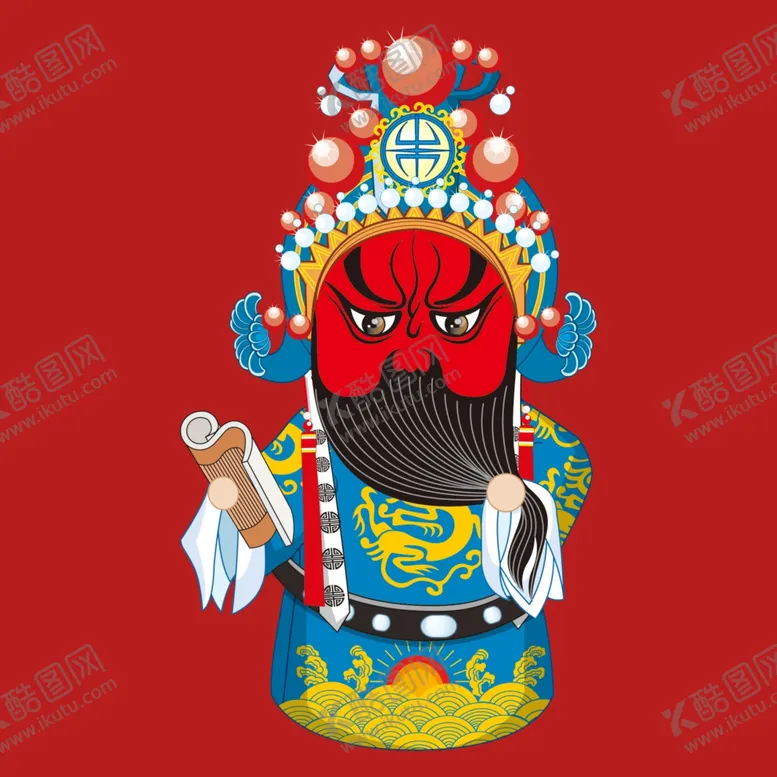 编号：29803901150054299004【酷图网】源文件下载-手绘京剧人物