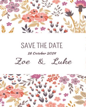 北欧创意森系花纹图案